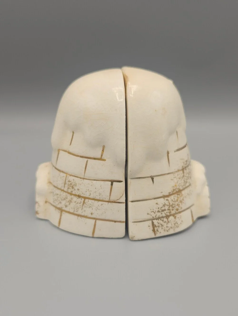 Vintage Ceramic Igloo Salt and Pepper Shakers